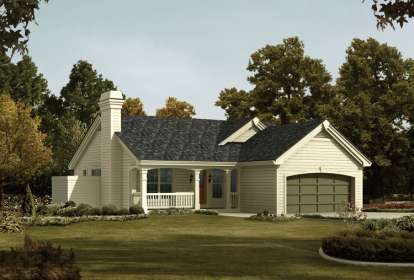 4 Bed, 2 Bath, 1203 Square Foot House Plan - #5633-00183