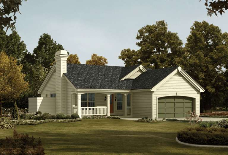 Traditional House Plan #5633-00183 Elevation Photo