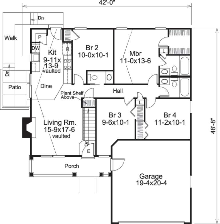 House Plan House Plan #14652 Drawing 1