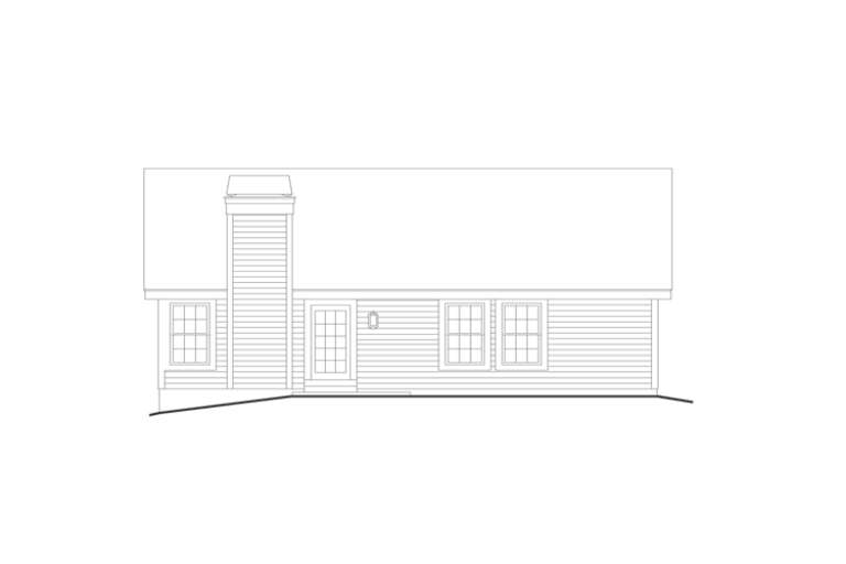 Ranch House Plan #5633-00186 Elevation Photo