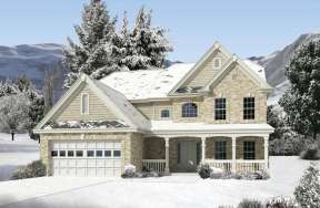 Country House Plan #5633-00187 Elevation Photo