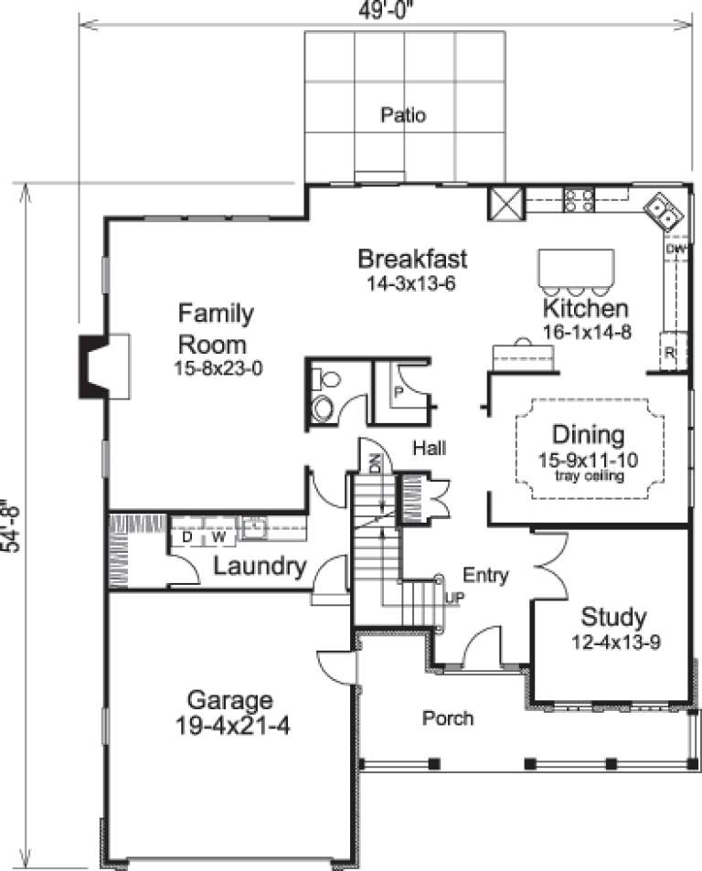 House Plan House Plan #14656 Drawing 1