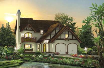 Tudor House Plan #5633-00189 Elevation Photo