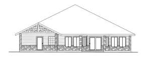 Contemporary House Plan #039-00203 Elevation Photo
