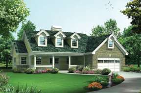 Ranch House Plan #5633-00191 Elevation Photo
