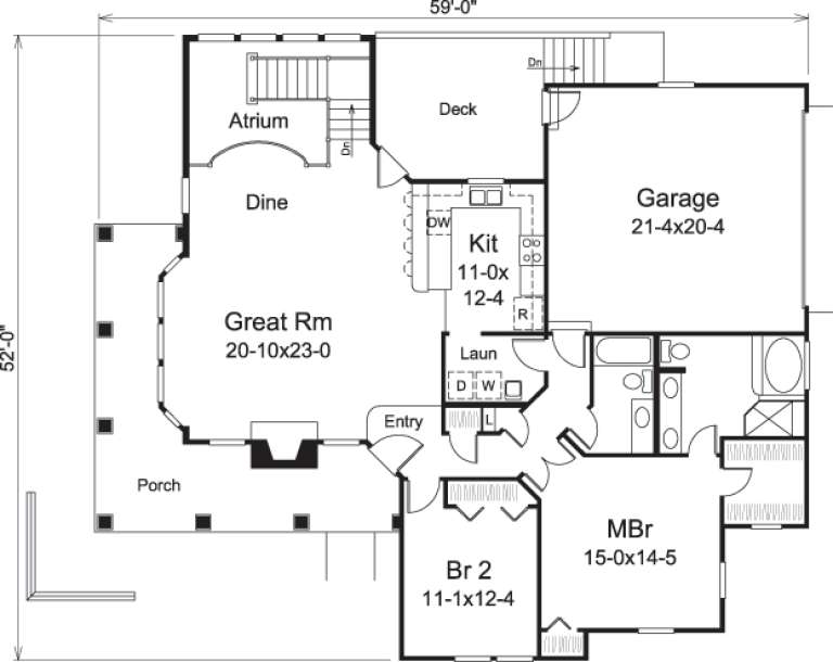 House Plan House Plan #14661 Drawing 1