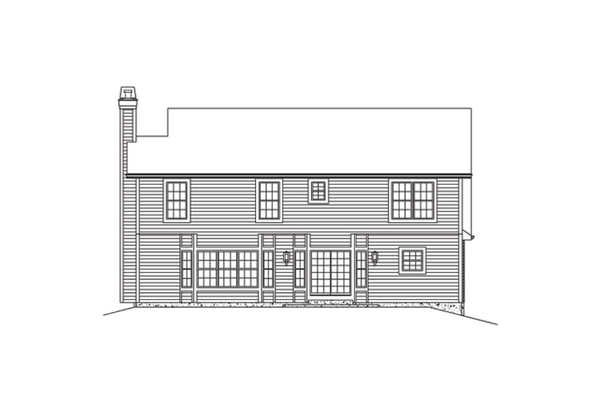 Traditional House Plan #5633-00198 Elevation Photo