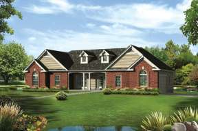 Traditional House Plan #5633-00199 Elevation Photo