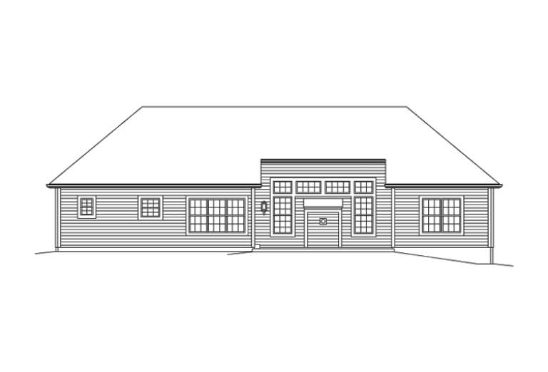 Traditional House Plan #5633-00199 Elevation Photo