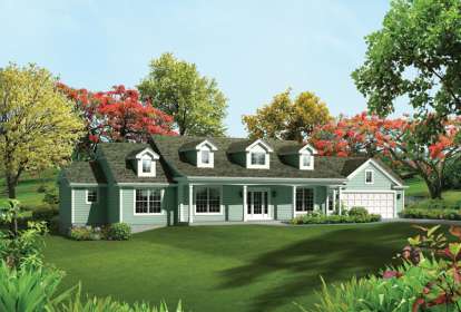 Cape Cod House Plan #5633-00200 Elevation Photo