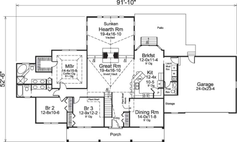 House Plan House Plan #14669 Drawing 1