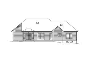 Ranch House Plan #5633-00202 Elevation Photo
