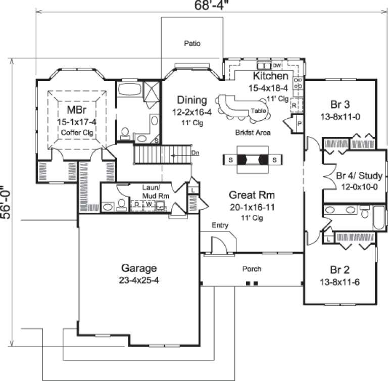 House Plan House Plan #14672 Drawing 1