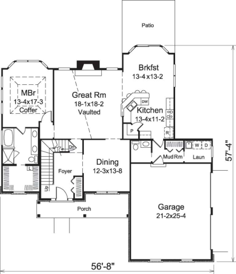 House Plan House Plan #14675 Drawing 1