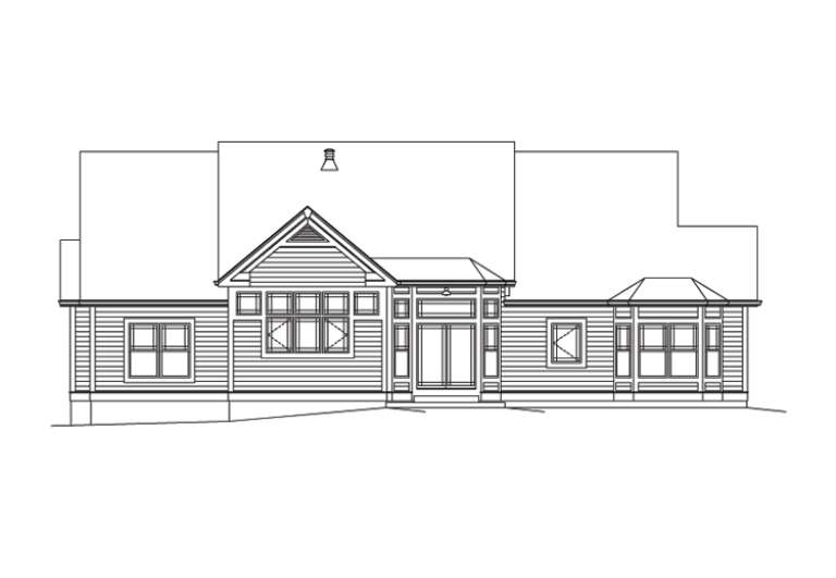 Country House Plan #5633-00208 Elevation Photo