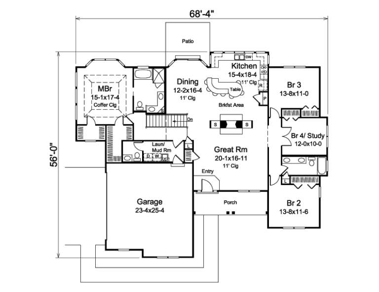 House Plan House Plan #14677 Drawing 1