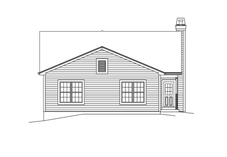 Ranch House Plan #5633-00209 Elevation Photo