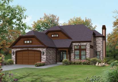 European House Plan #5633-00211 Elevation Photo