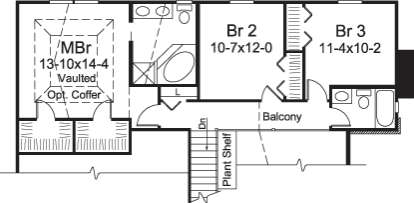 Floorplan 2 for House Plan #5633-00211