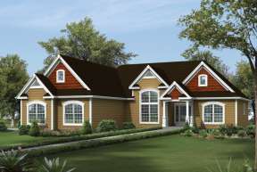 French Country House Plan #5633-00212 Elevation Photo