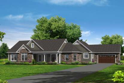 Southern House Plan #5633-00215 Elevation Photo