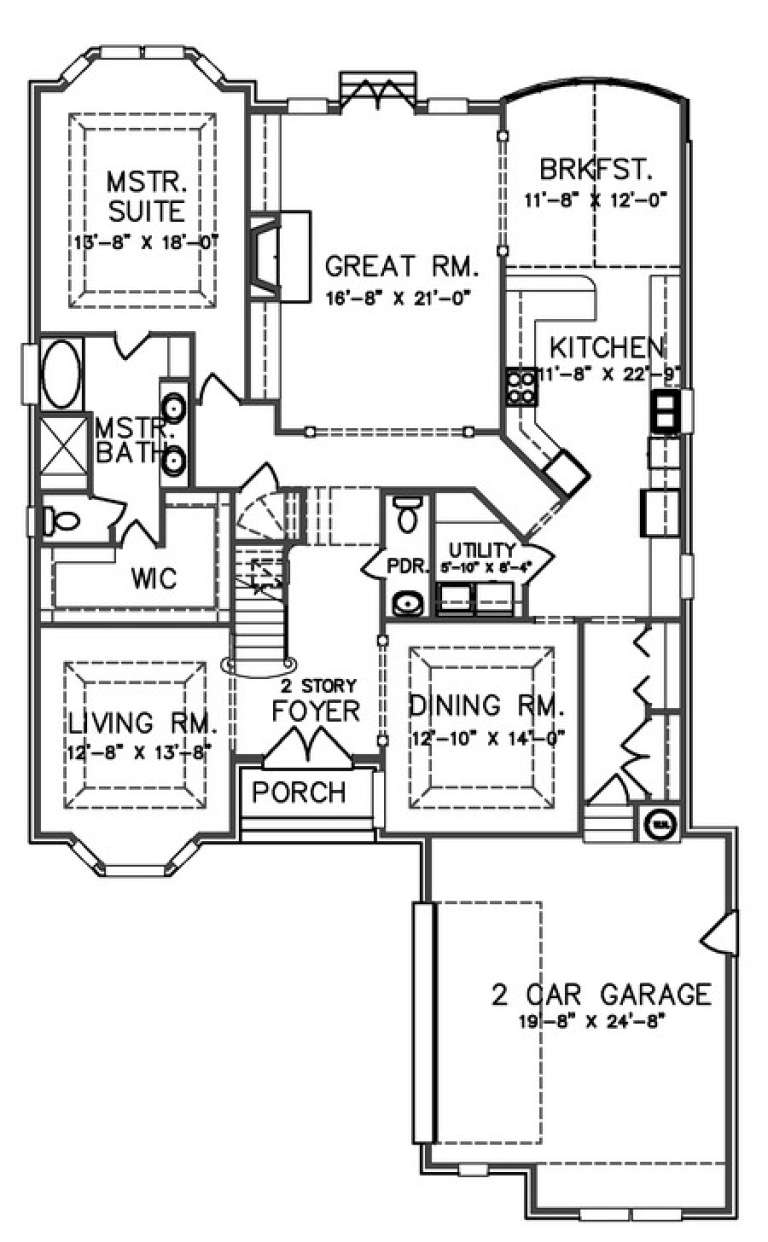 House Plan House Plan #14689 Drawing 1