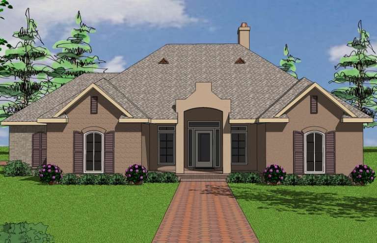 House Plan House Plan #14693 Front Elevation