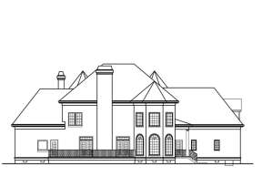 European House Plan #6819-00024 Elevation Photo