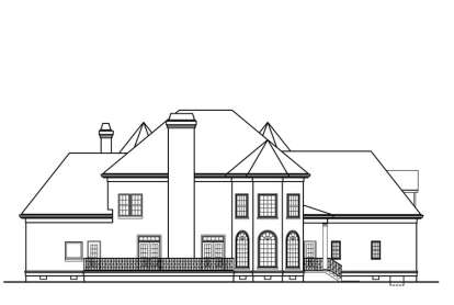 European House Plan #6819-00024 Elevation Photo