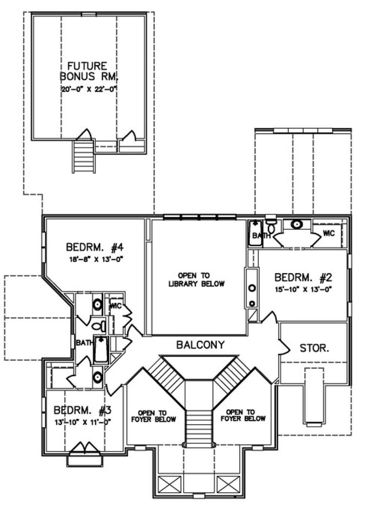 Floorplan 2 for House Plan #6819-00026