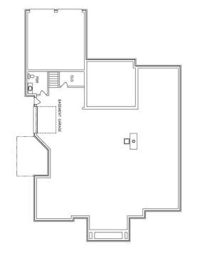 Basement for House Plan #6819-00026
