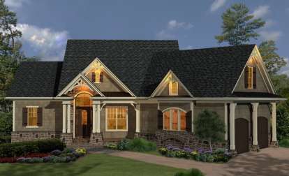 Mountain House Plan #699-00050 Elevation Photo