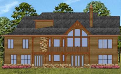 Mountain House Plan #699-00050 Elevation Photo
