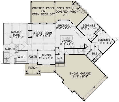 House Plan House Plan #14700 Drawing 1
