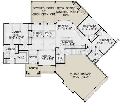 Main Floor for House Plan #699-00050