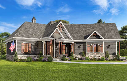 Craftsman House Plan #699-00051 Elevation Photo
