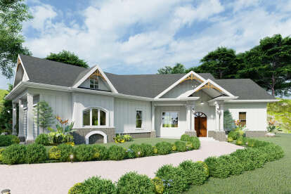 House Plan House Plan #14702 Front Elevation 