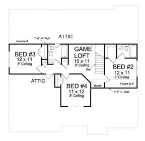 Floorplan 2 for House Plan #4848-00307