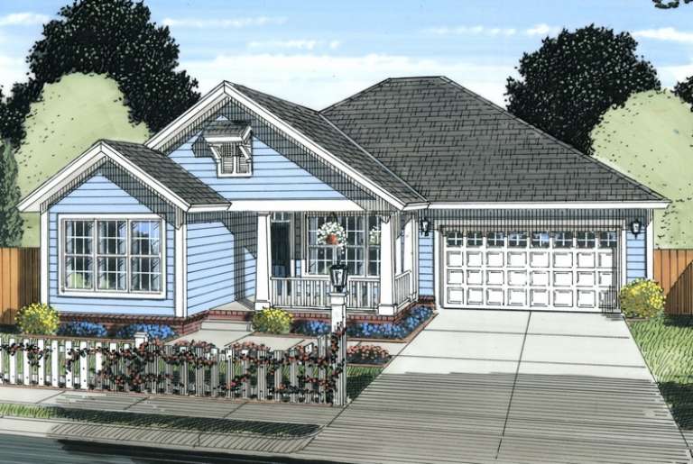 House Plan House Plan #14707 Front Elevation