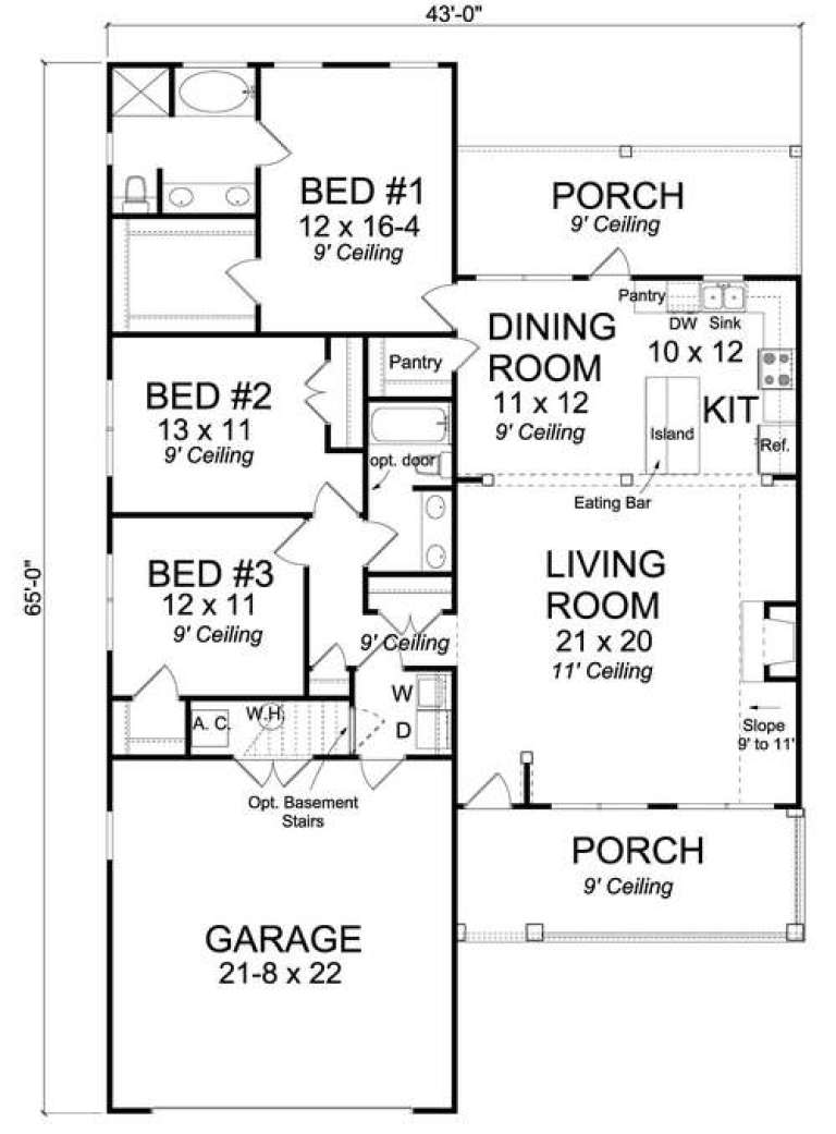 House Plan House Plan #14709 Drawing 1
