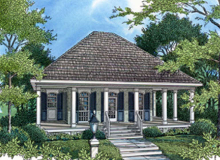 Traditional House Plan #048-00003 Elevation Photo