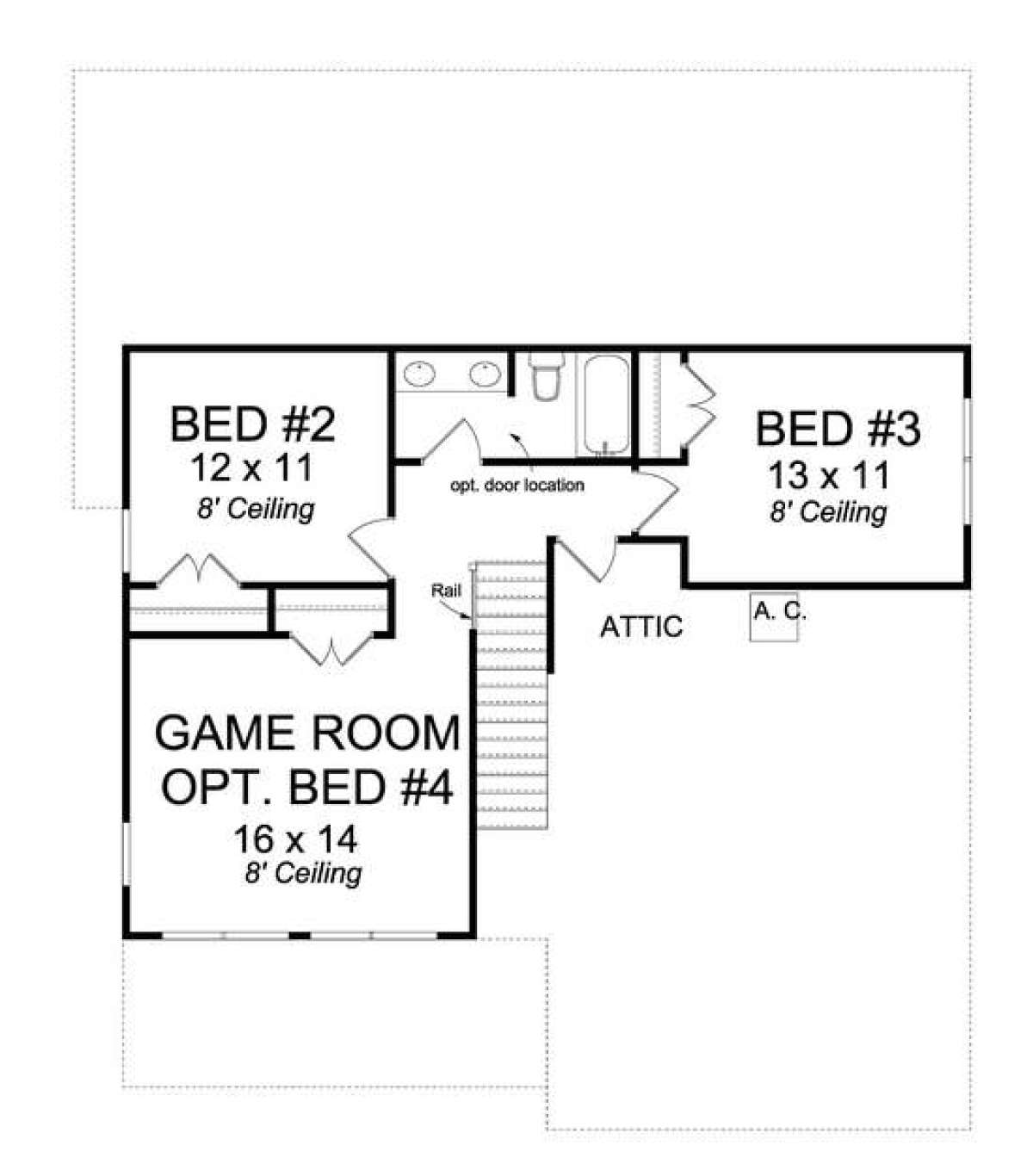 Floorplan 2 for House Plan #4848-00313