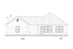 Ranch House Plan #4848-00314 Elevation Photo