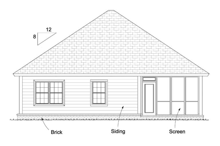 Craftsman House Plan #4848-00316 Elevation Photo