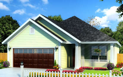 House Plan House Plan #14714 Front Elevation