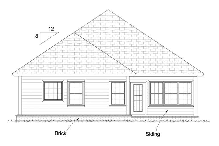 Bungalow House Plan #4848-00318 Elevation Photo