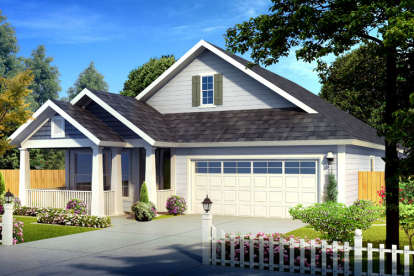 Bungalow House Plan #4848-00318 Elevation Photo