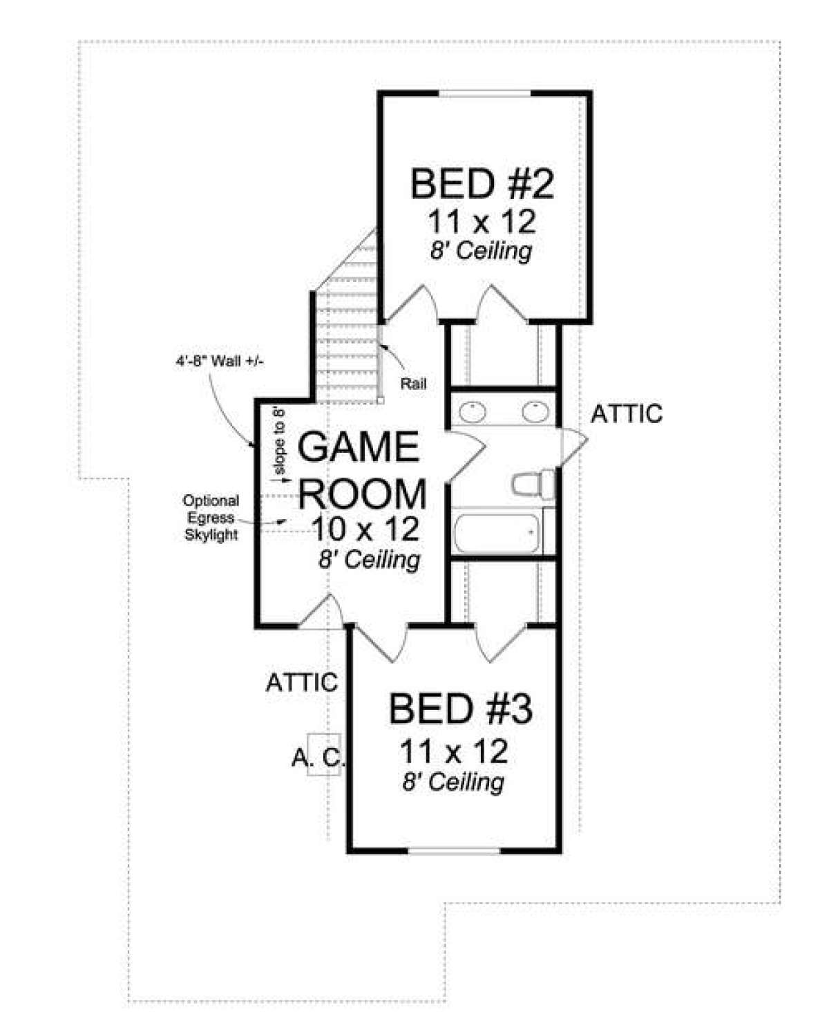 Floorplan 2 for House Plan #4848-00319