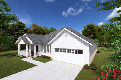 Cottage House Plan #4848-00321 Elevation Photo