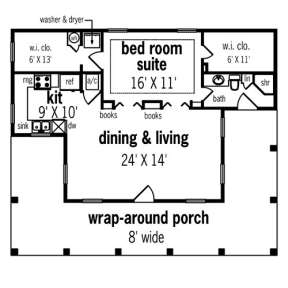 Floorplan 1 for House Plan #048-00004